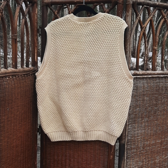 🌟3/50 L.L.Bean 80s Vintage Vest Sweater - Picture 6 of 6